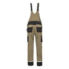 NITRAS MOTION TEX PRO FX, Latzhose, khaki / schwarz