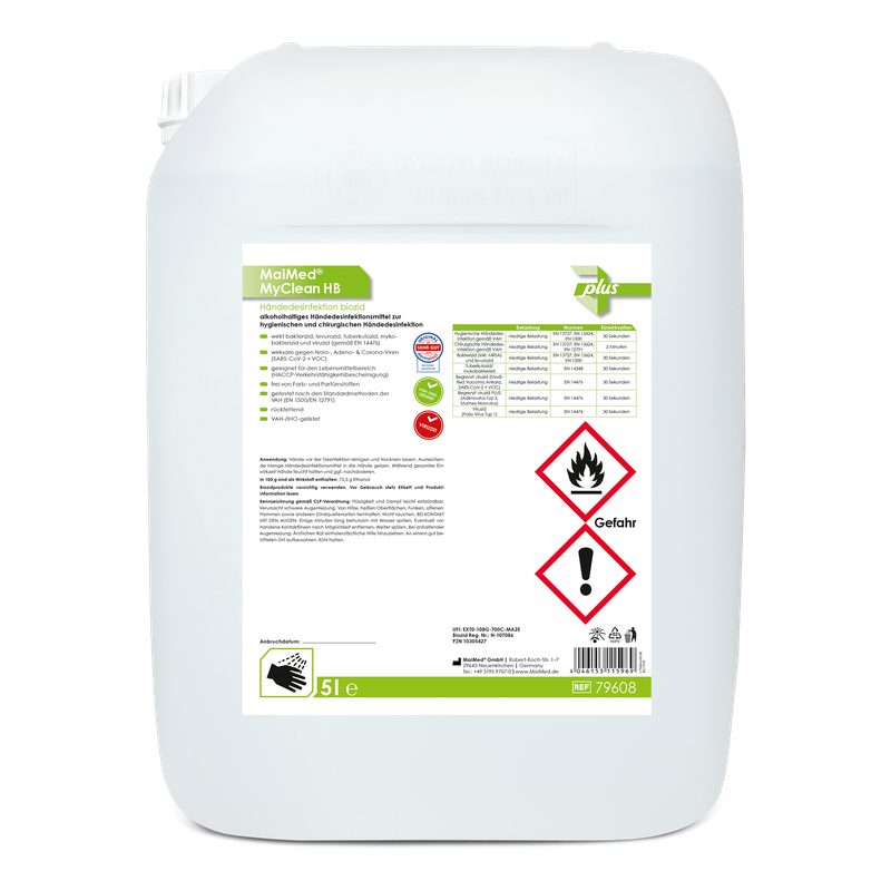 MaiMed MyClean HB Händedesinfektion biozid