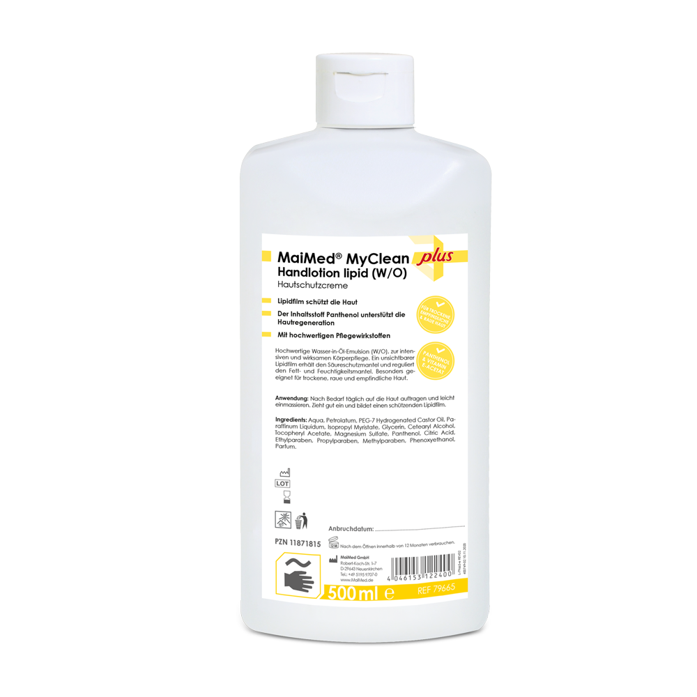 MaiMed MyClean Handlotion lipid (W/O) Hautschutzcreme (Wasser-Ölbasis)