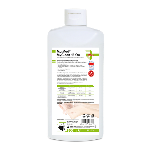 MaiMed MyClean HB OA hand disinfection biocidal, without alcohol, 500 ml/bottle, 1 piece | Bottle (500ml)