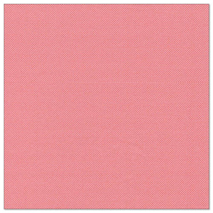 Eine rechteckige strukturierte Papierserviette in unifarbenem Rosa aus der PAPSTAR GmbH 50 Servietten "ROYAL Collection" 1/4-Falz (40 x 40 cm, rosa), abgebildet auf weißem Hintergrund.