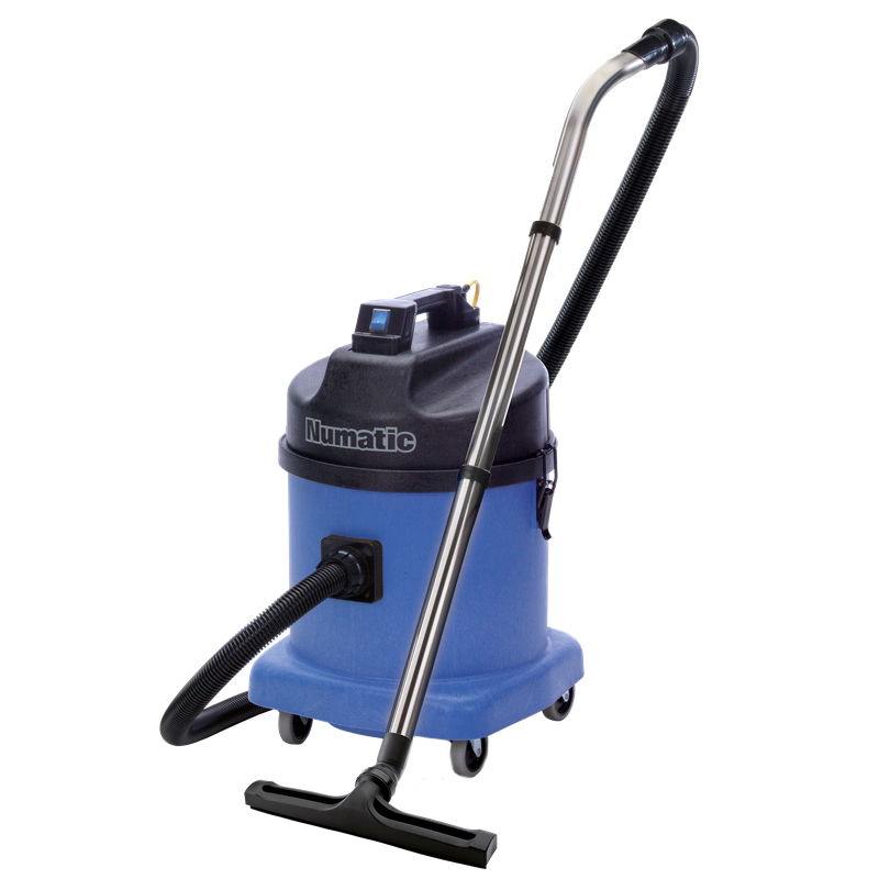 Numatic Wassersauger WVD570-2, blau/schwarz, Edelstahl-Prallblech, inklusive Zubehörset BS7, 38 mm | Packung (1 Stück)