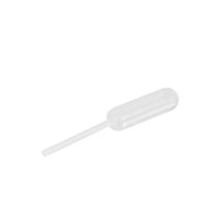 The Starpak 100 pipettes, made of transparent polyethylene, are clear, disposable pipettes with a bulbous tip and a narrow, straight tube from the Starpak brand, ideal for the precise dispensing of liquids, shown against a plain white background.