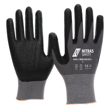 NITRAS SKIN FLEX LITE+, guanti da montaggio, grigio / nero