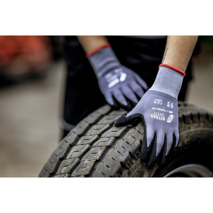 NITRAS FLEXIBLE FIT, guanti da montaggio, grigio/nero