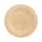 Der PAPSTAR 10 Teller Bambus „pure“ rund der PAPSTAR GmbH ist ein heller, runder Einwegteller mit natürlicher Maserung und sichtbarer Naht – ideal für den nachhaltigen und biologisch abbaubaren Geschirreinsatz.