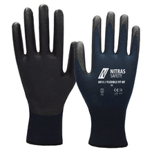 NITRAS FLEXIBLE FIT MF, guanti da montaggio, blu scuro/nero