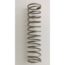 A single Dr. Schnell A spring for the V10 dispenser (1 piece) from DR.SCHNELL GmbH & Co. KGaA is shown vertically against a white background; the steel coil spring has evenly spaced coils and is compatible with Wandspender dispensing systems and accessories.
