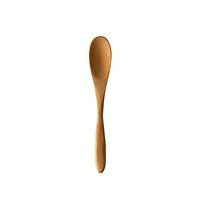 Un 13,5 cm PAPSTAR Cuillères à café en bambou « pure », écologiques et durables, de PAPSTAR GmbH - présenté sur fond blanc, en sachet de 10, comme alternative respectueuse de l'environnement.