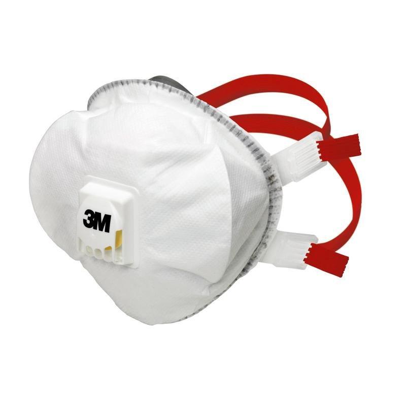 Maschera antiparticolato 3M™ FFP3, con valvola, 8835+ | Confezione (5 pezzi)