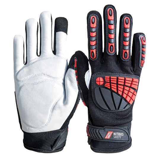NITRAS DEXTER ULTIMATE, gants de mécanicien, noir/gris