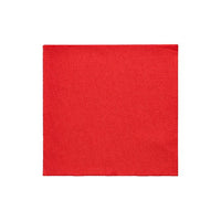 A single PAPSTAR 1/4-fold napkins, 24x24 cm red napkins from the "DAILY Collection" (20 pieces) by the PAPSTAR GmbH lies flat on a white background.