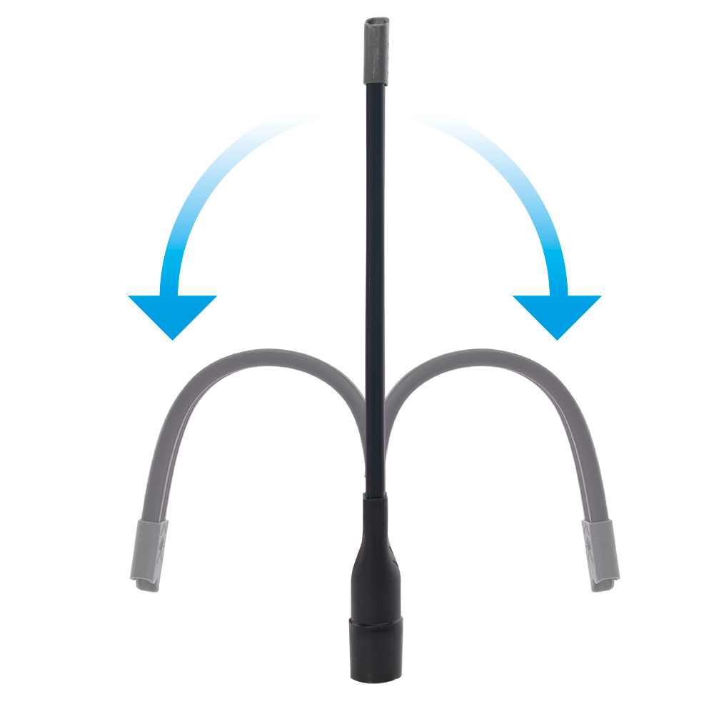 Bocchetta per fessure Numatic Flexi 450 mm, accessori 32 mm | Confezione (1 pezzo)