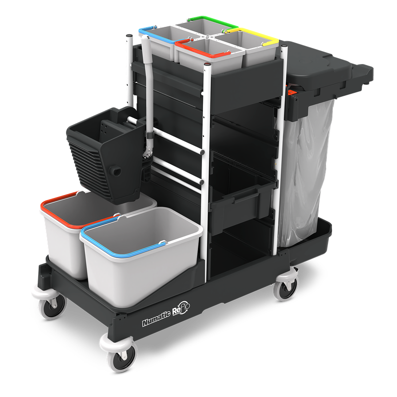 Carrello per pulizia Numatic ProCar 7G Nero (SM1) | Confezione (1 pezzo)