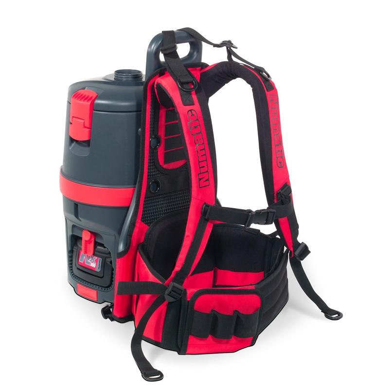 Numatic Batterie-Rucksacksauger RSB150NX/1, graphit, Zubehörset AA30E | Packung (1 Stück)