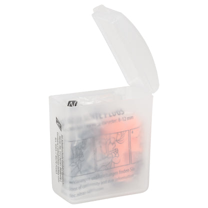 NITRAS MUTE PLUGS, tappi per la protezione dell'udito, arancione / nero, plastica EN 352-2 | Confezione (48 pezzi)