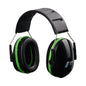 NITRAS MUTE DEFENDER PRO, cache-oreilles, noir / vert, plastique EN 352-1 | Paquet (1 pièce)