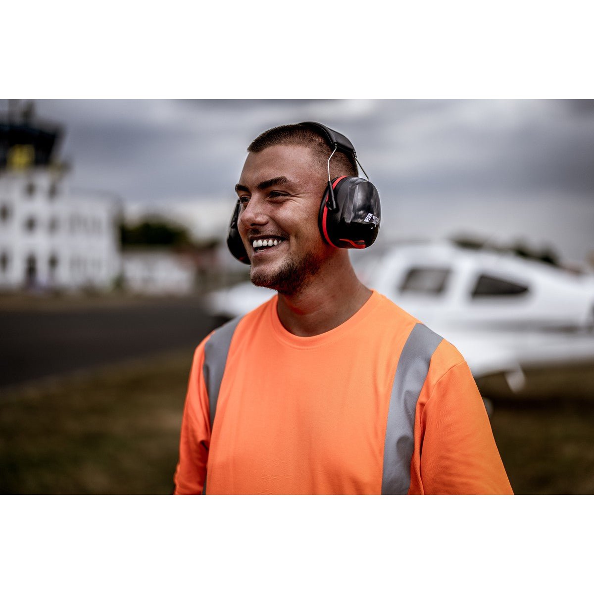 NITRAS MUTE DEFENDER PRO, cache-oreilles, noir / rouge, plastique EN 352-1 | Paquet (1 pièce)
