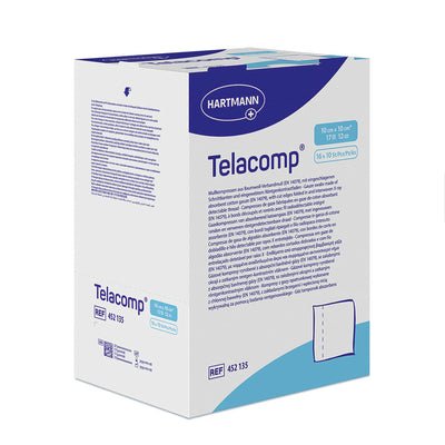 La gaze Telacomp® compresse stérile 12 fois 17 fils