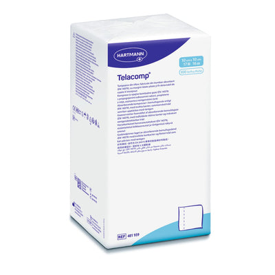 Telacomp® gauze compresses, non-sterile, 12-ply, 17 threads