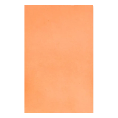 Ein schlichter, einheitlicher orangefarbener Hintergrund mit Struktur, der an das bei einer Zahnbehandlung verwendete AMPri Dental Kreppauflage Tray-Filterpapier der AMPri Handelsgesellschaft mbH erinnert, füllt das gesamte Bild aus.