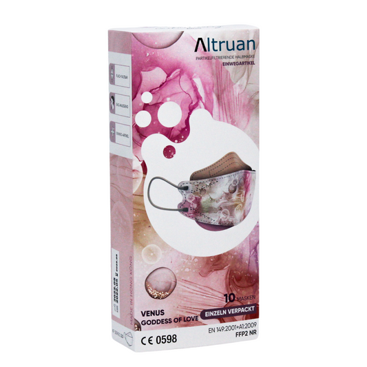 Altruan Designer Face Mask Mask Particule Filtrage (FFP2 Standard) | Pack (10 masques)