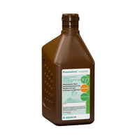 Une bouteille brune de 1 000 ml, munie d'un bouchon plat et portant la mention « Braunoderm® Désinfectant cutané », contient une solution désinfectante cutanée à base de PVP-iode de B. Braun Allemagne GmbH & Co. KG.