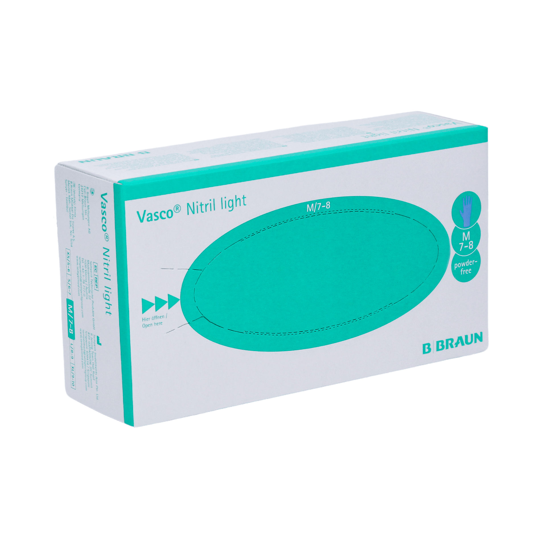 nitril handschuhe braun B. Braun Vasco® Nitril light Untersuchungshandschuhe, 100/90 Stück