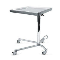 La table d'appoint chirurgicale Novocal en acier inoxydable est équipée d'un plateau pivotant et amovible et est réglable en hauteur : elle est idéale comme table de bloc opératoire. Contenu de l'emballage : 1 pièce.