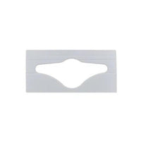 Il modello in carta CWS, grigio per la linea ParadiseLine in acciaio inossidabile, è un dispenser rettangolare in plastica di colore grigio per coperchi WC, dotato di un’apertura centrale, compatibile con i prodotti della linea ParadiseLine in acciaio inossidabile.