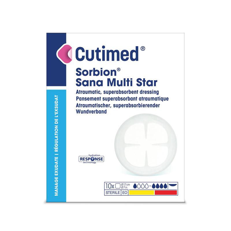 Cutimed Sorbion Sana Multi Star, Wundauflage
