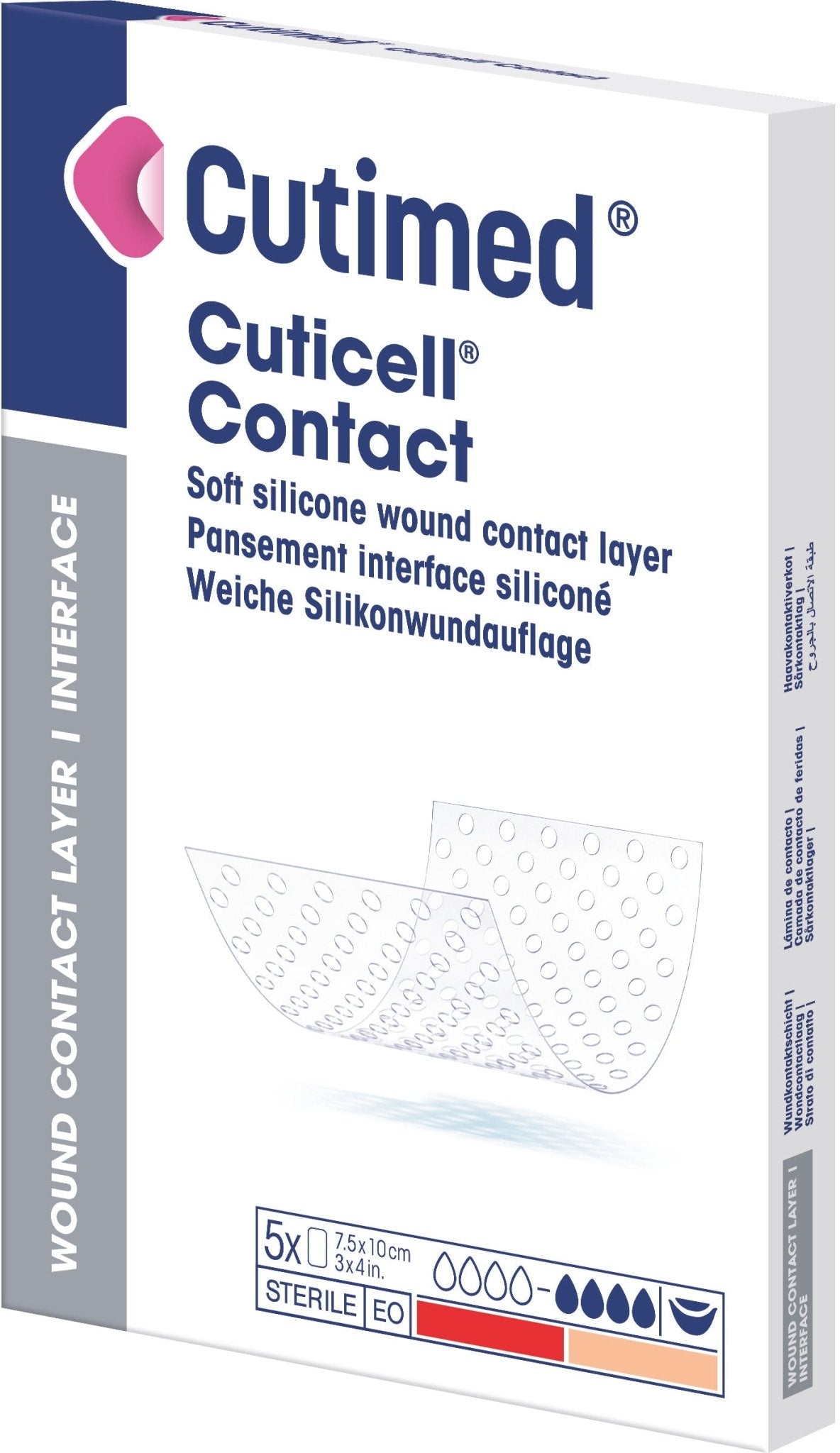 Cutimed® Cuticell® Contact 10 x 18 cm 5 pieces | Pack (5 pieces)