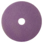 Das Twister Pad lila, rund von Diversey Deutschland GmbH & Co. OHG ist ein großes, strukturiertes Bodenpad mit einem zentralen Loch, ideal für die Unterhaltsreinigung auf beschichteten Hartböden, abgebildet auf weißem Hintergrund.