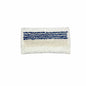 Un tampon de nettoyage rectangulaire blanc Arcora Doppelmopp 2.0 Micro-Plus Bleu avec bord micro de Arcora International GmbH, avec des bandes structurées bleues et blanches - idéal pour le nettoyage en microfibre ; disponible en cartons de 50 pièces.
