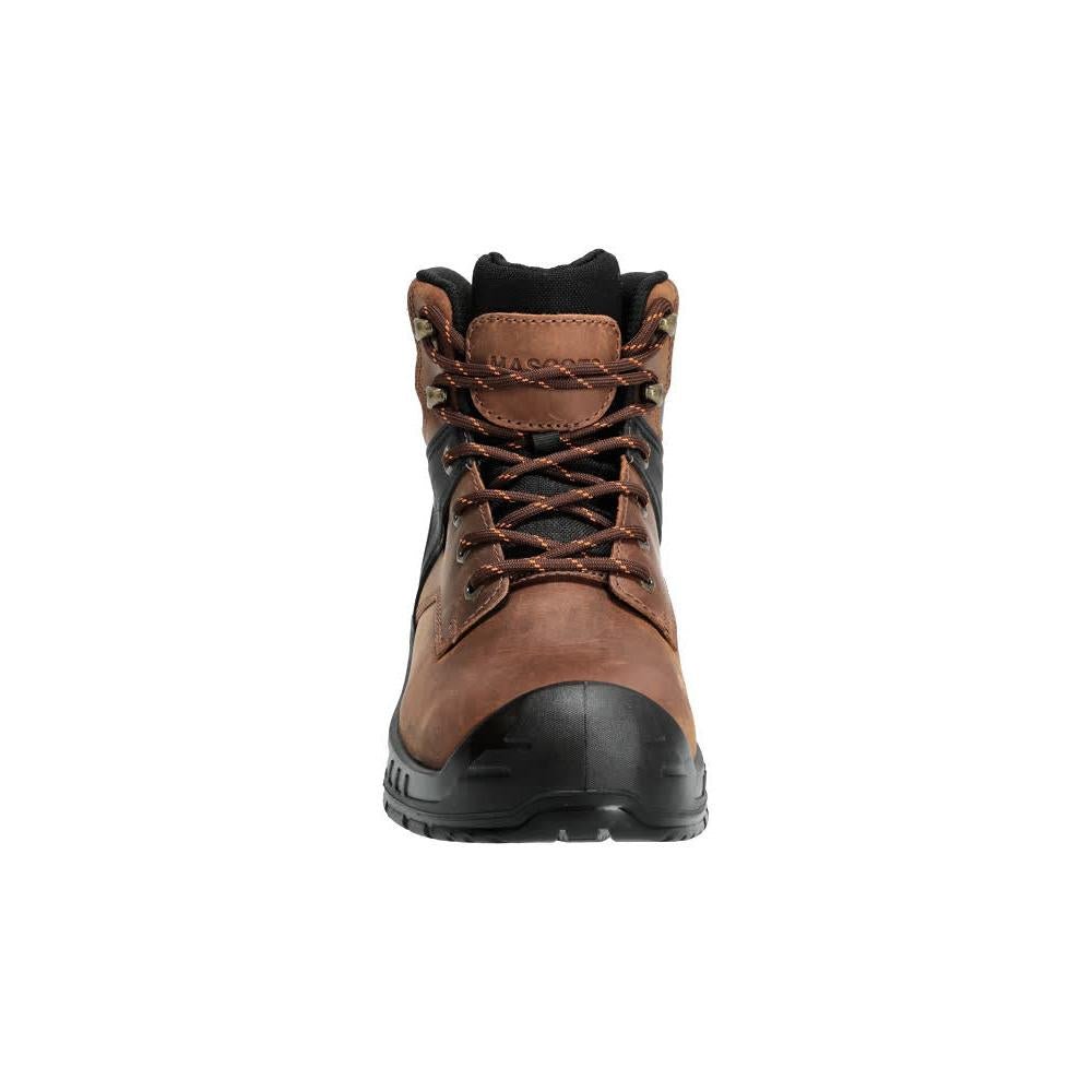 Bottes de sécurité S3S, bottes de sécurité à lacets S3S, marron noisette/noir