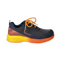 MASCOT® S1PS Safety Shoes, Laces, Black-Blue/Light Orange