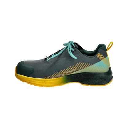 Chaussures de sécurité S1PS, chaussures de sécurité à lacets S1PS, vert forêt/jaune soleil