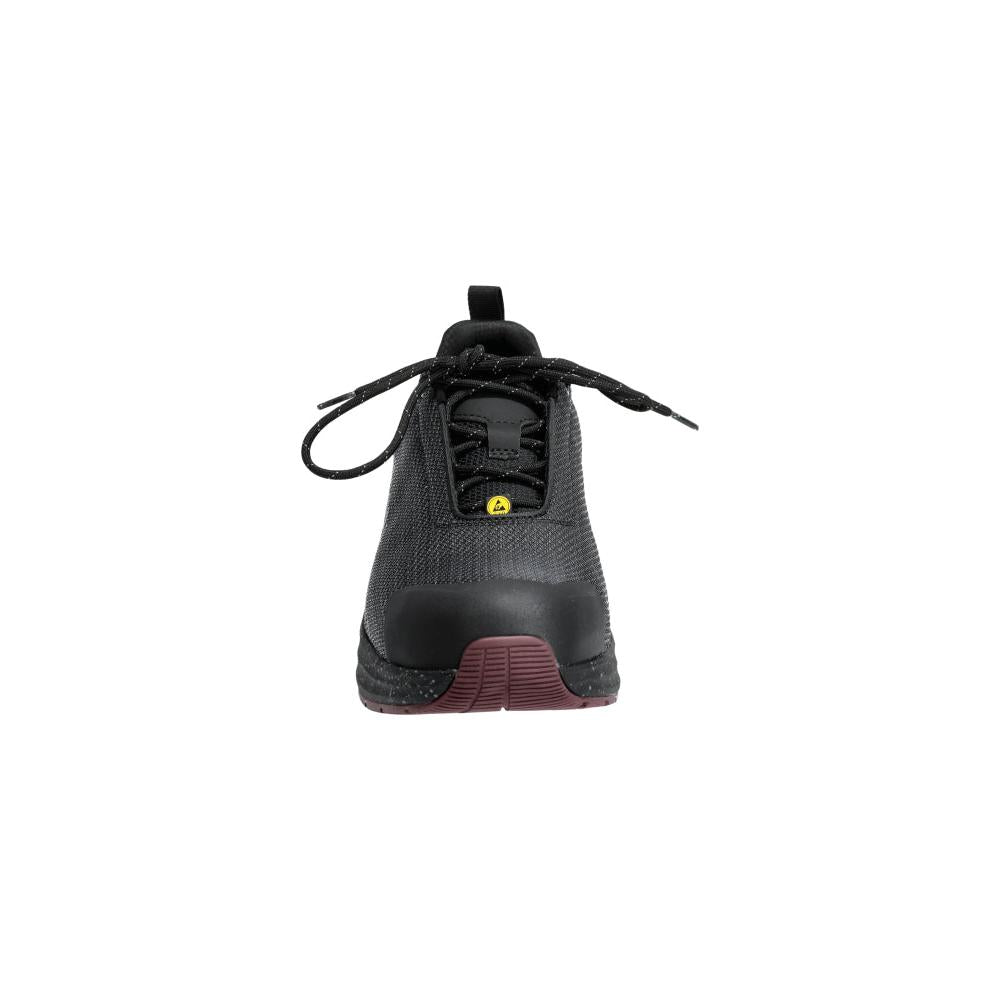 Chaussures de sécurité S1PS, chaussures de sécurité à lacets S1PS, gris anthracite/bordeaux