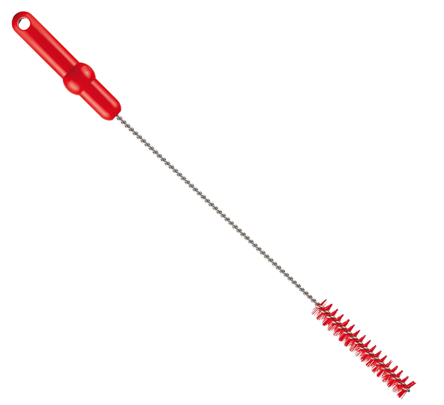 La Haug Bürsten KG spazzola per tubi con filo in acciaio inossidabile V2A e setole rigide PP/PBT rosse, 500 x Ø20 mm, è ideale per la pulizia professionale dei tubi ed è disponibile in diversi colori.