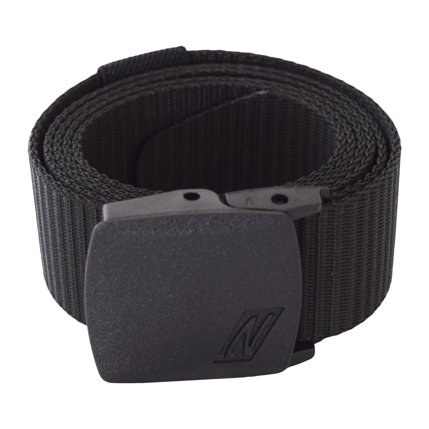 Cintura NITRAS con fibbia in plastica, nera Poliestere: 100% | Confezione (1 pezzo)