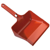 The METAL DETECT SQUARE SWEEPING SHOVEL from Haug Bürsten This plastic dustpan (350x222x110) is ideal for picking up dust and dirt, perfect for food processing, and features a hole in the handle for easy hanging.