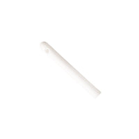 The HANDLE, PP, M THREAD, LENGTH 220 MM FOR ITEMS 8908, 8909, 8910, 8911 from Haug Bürsten KG is a simple white cylindrical tube with an M-thread and a small hole near one end; it measures 220 mm and is shown in isolation against a white background.