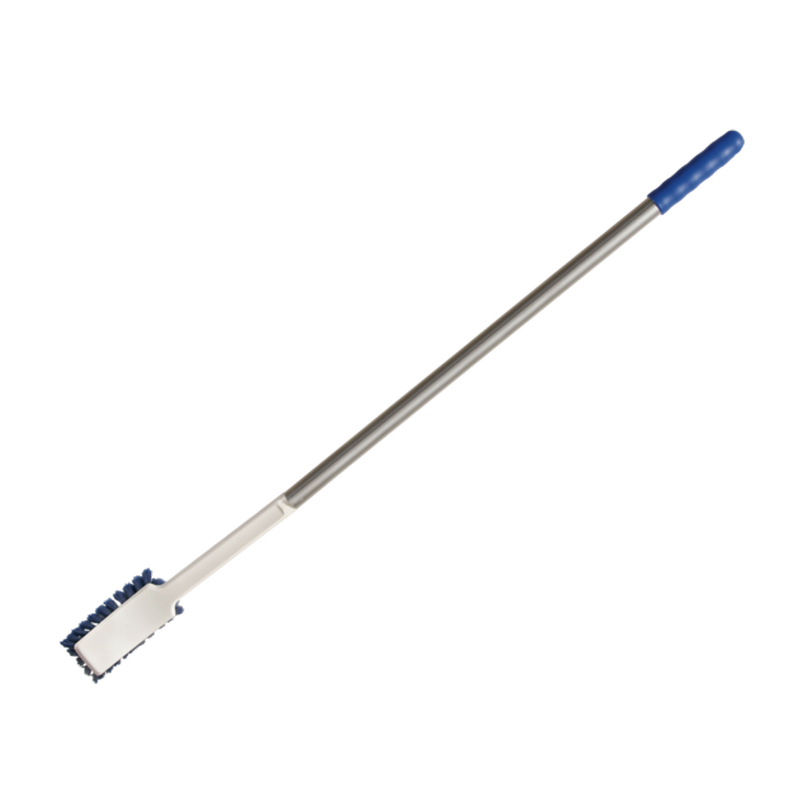 Die STIELBÜRSTE,PBT von Haug Bürsten KG ist eine maßgefertigte langstielige Bürste mit einem PBT-Kopf und einem verlängerten Aluminiumgriff (Alustiel Verlängert).