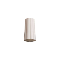 L'ÉCROU À VISSER Ø EXTÉRIEUR 21+22 MM de Haug Bürsten KG est une pièce cylindrique blanche, à nervures verticales, d'un diamètre de 22 mm et dont la base est légèrement plus large, posée sur un fond blanc uni.