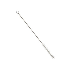 La Haug Bürsten La spazzola per provette KG, morbida, con dimensioni 300 x Ø20 mm, è dotata di un manico in filo di acciaio inossidabile V2A e di setole bianche per una pulizia igienica. È provvista di un passante per appenderla.