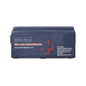 The Holthaus Medical Mini First Aid Bag Auto, manufactured by Holthaus Medical GmbH & Co. KG, is a blue first aid bag that complies with DIN standards 13164. It is rectangular and equipped with a zipper, featuring labels in German, English, French, and Spanish. The visible labeling includes "Mini Auto First Aid Bag" and "First Aid Bag," making it ideal for all car emergencies.