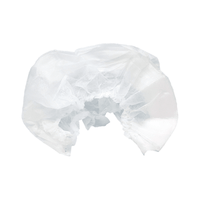 Questa immagine mostra una cuffia monouso bianca realizzata in materiale sottile e traslucido. Le cuffie monouso Holthaus della Holthaus Medical GmbH & Co. KG sono dotate di un bordo elastico arricciato, che garantisce una perfetta aderenza alla testa. Ciò le rende ideali per l’impiego in ambienti medici o alimentari per motivi igienici. Ogni confezione contiene 200 cuffie.