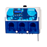 Il modello Johannes Kiehl KG ARCANDIS Peredos 3L è dotato di un sistema di dosaggio a pompa peristaltica controllato in base alla conduttività, con 3 pompe per detergente, brillantante e additivo, nonché impostazioni digitali per un dosaggio preciso. Confezione: 1 pezzo.
