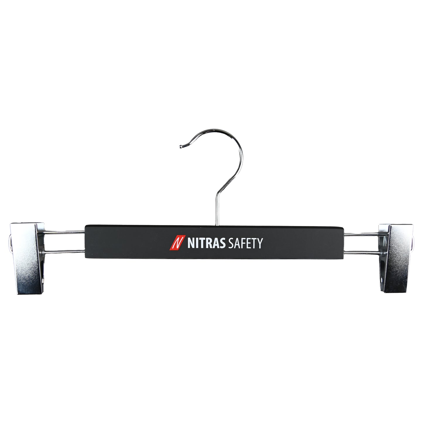 NITRAS Hosenbügel, schwarz | Karton (1 Packung)