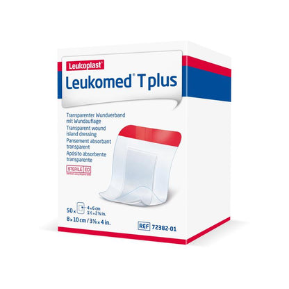 Leukomed T plus, sterile Transparentverband mit Wundauflage